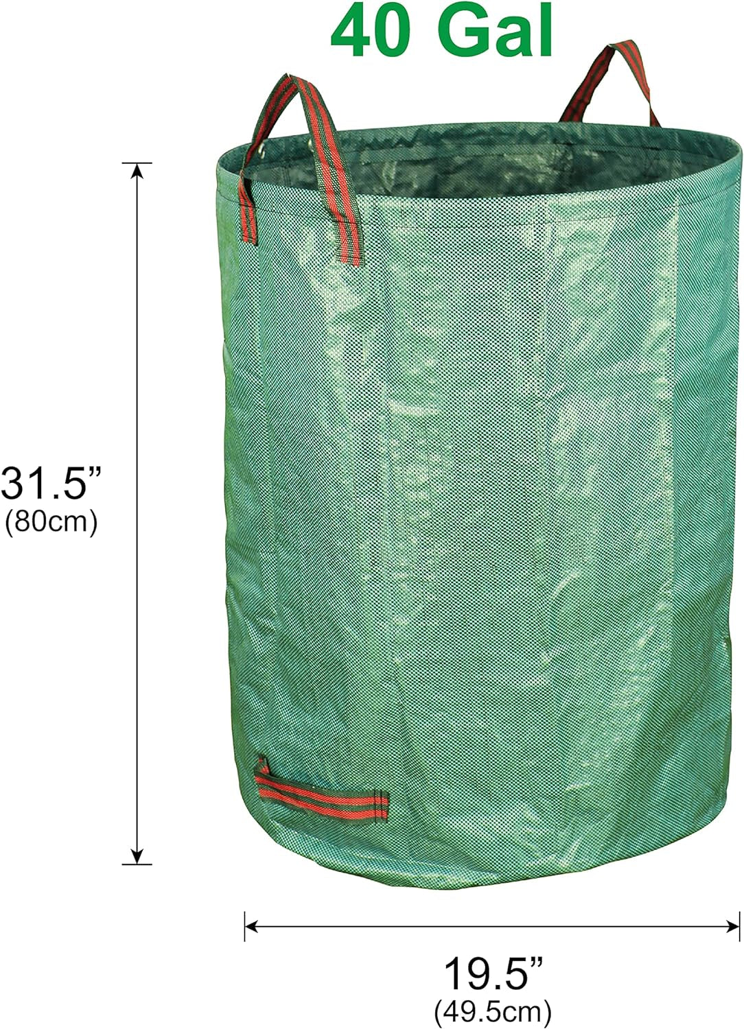 3-Pack 72 Gallons Garden Bag - Reuseable Heavy Duty Gardening Bags, Lawn Pool Garden Leaf Waste Bag